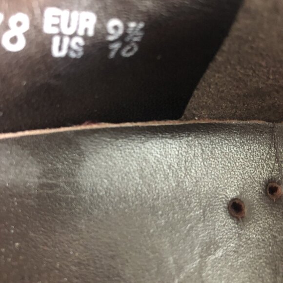 Mephisto Men's‎ Size 10 Oxford Gray Suede Leather Taupe Shoes Lace Up - Picture 10 of 10